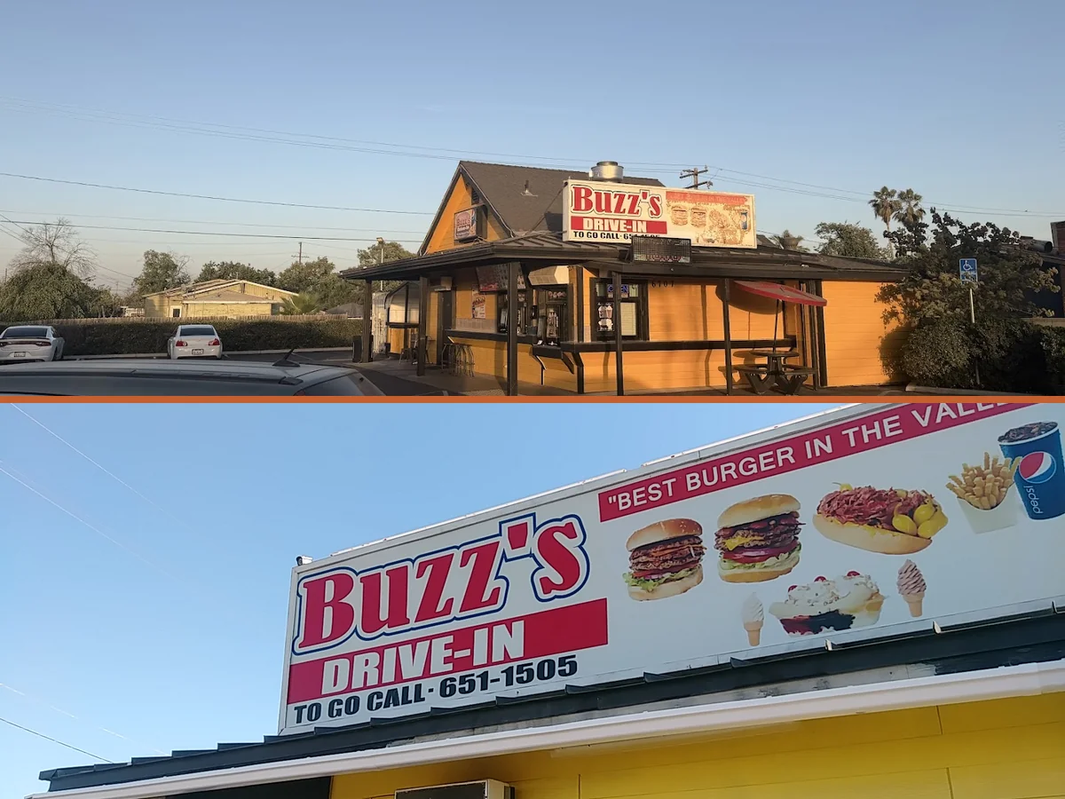 Casual drive-in dining with outdoor seating.